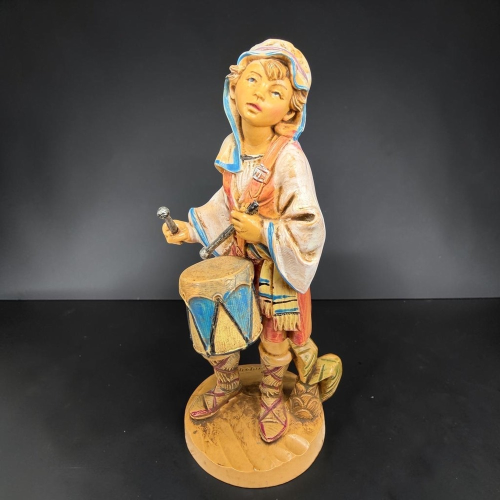 Fontanini Simonetti 1989‎ Little Drummer Boy Figurine 4.5inch Depose Italy 437